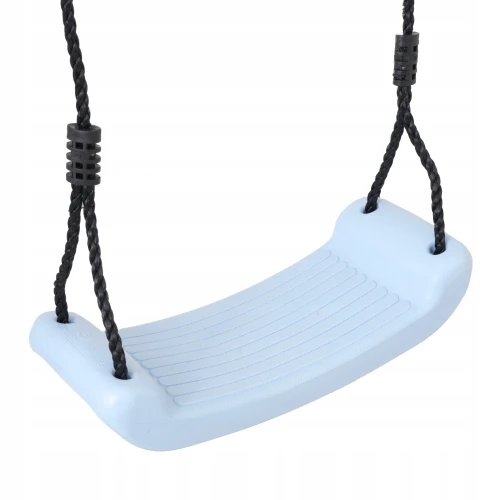 Hustawka ogrodowa dla dzieci. Akcesoria do placu zabaw. siedzisko deska pastelowa niebieska