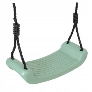 Huśtawka ogrodowa dla dzieci. Akcesoria do placu zabaw. siedzisko deska pastelowa zielona
