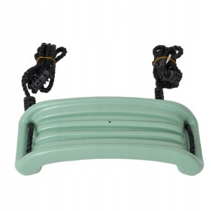 Huśtawka ogrodowa dla dzieci. Akcesoria do placu zabaw. siedzisko deska pastelowa zielona