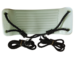 Huśtawka ogrodowa dla dzieci. Akcesoria do placu zabaw. siedzisko deska pastelowa zielona