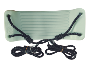 Huśtawka ogrodowa dla dzieci. Akcesoria do placu zabaw. siedzisko deska pastelowa zielona