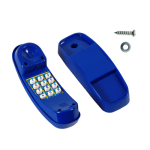 ZABAWKI OGRODOWE DLA DZIECI KBT NIEBIESKI TELEFON Z DŻWIĘKIEM AKCESORIA DO PLACU ZABAW