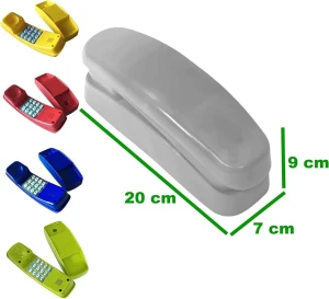 Zabawki ogrodowe dla dzieci. Akcesoria do placu zabaw. Telefon. wymiary i kolory
