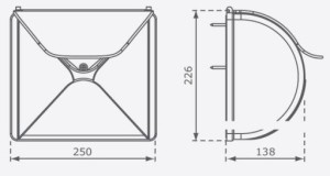Zabawki ogrodowe. KBT skrzynka na listy dla dzieci . Akcesoria do placu zabaw. wymiary