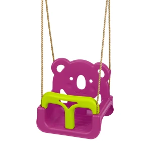 Huśtawka kubełkowa  modułowa z atestem  3w1 dla dzieci na plac zabaw