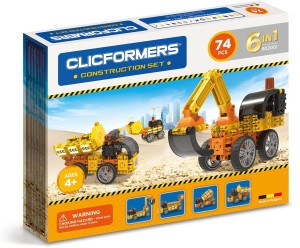 #802001 Klocki CLICFORMERS  Maszyny budowlane 6w1 - od Clics.pl