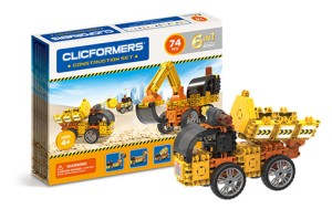 #802001 Klocki CLICFORMERS  Maszyny budowlane 6w1 - od Clics.pl