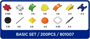 #801007 Klocki CLICFORMERS 200el.  - od Clics.pl