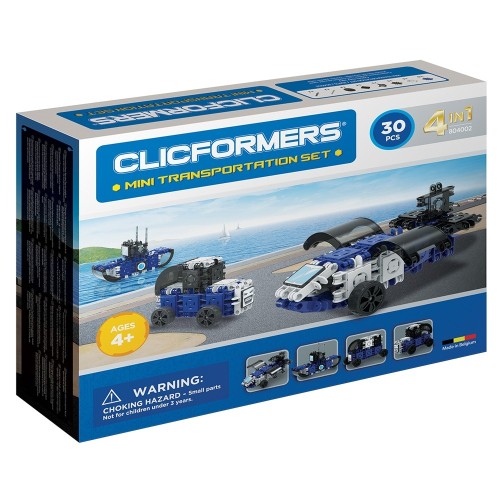 #804002 Klocki  konstrukcyjne CLICFORMERS  Transportowce 4w1 - od Clics.pl