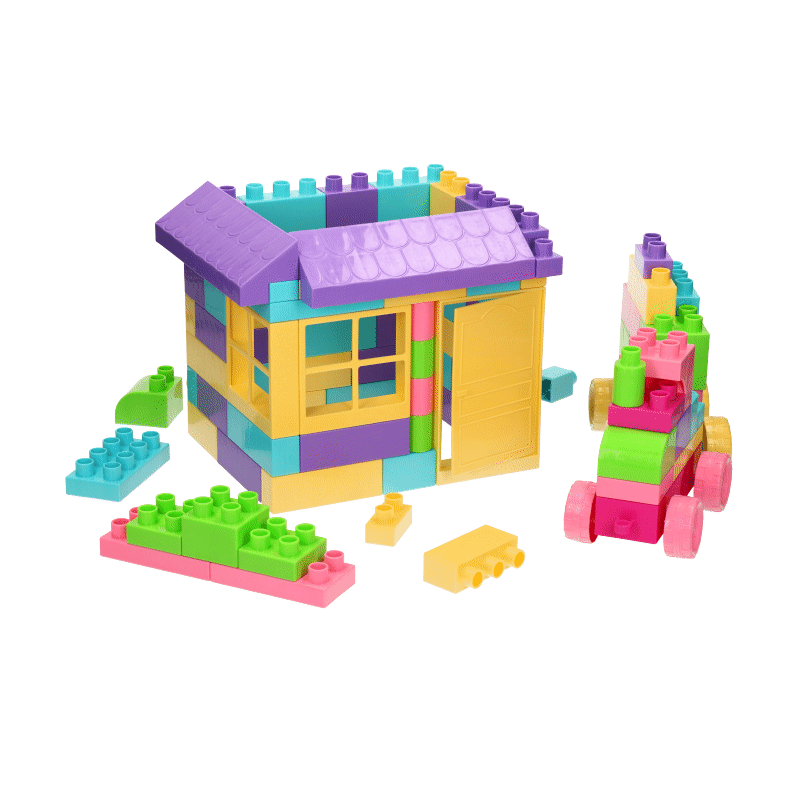 41280Waderk klocki pastelowe 132 el.